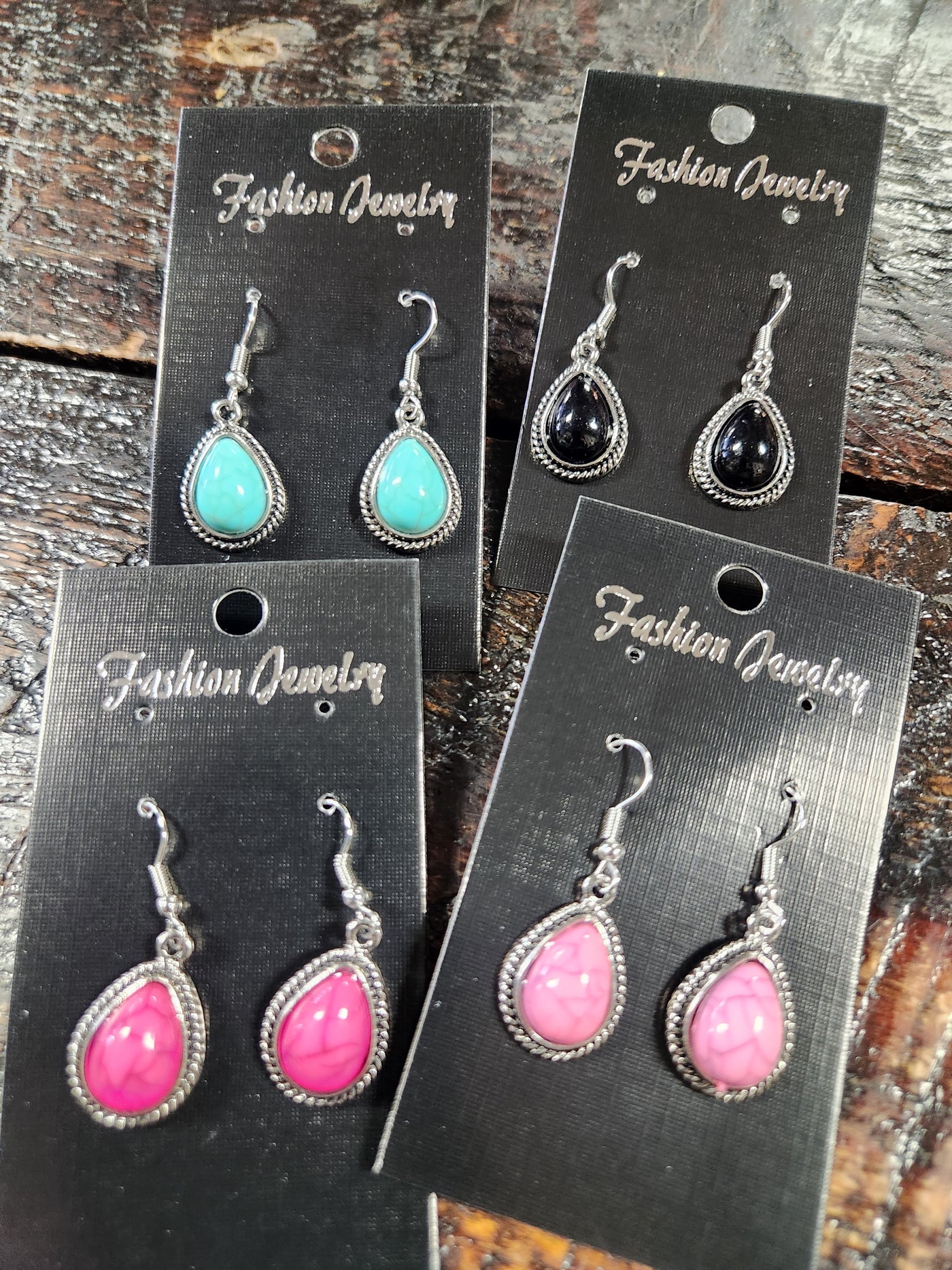 Southwest Stone Drop Earrings-Earrings-Western Elite-Market Street Nest, Fashionable Clothing, Shoes and Home Décor Located in Mabank, TX