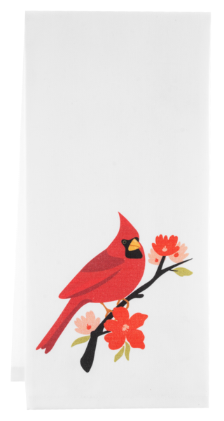 Cardinal Tea Towel-Home & Gifts-GANZ-Market Street Nest, Fashionable Clothing, Shoes and Home Décor Located in Mabank, TX