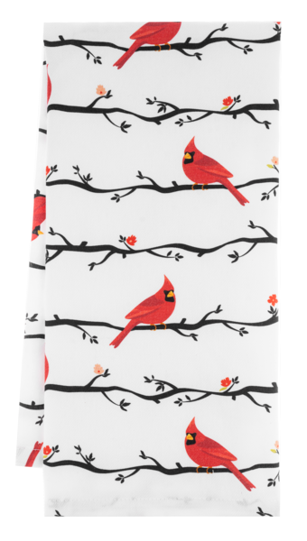 Cardinal Tea Towel-Home & Gifts-GANZ-Market Street Nest, Fashionable Clothing, Shoes and Home Décor Located in Mabank, TX
