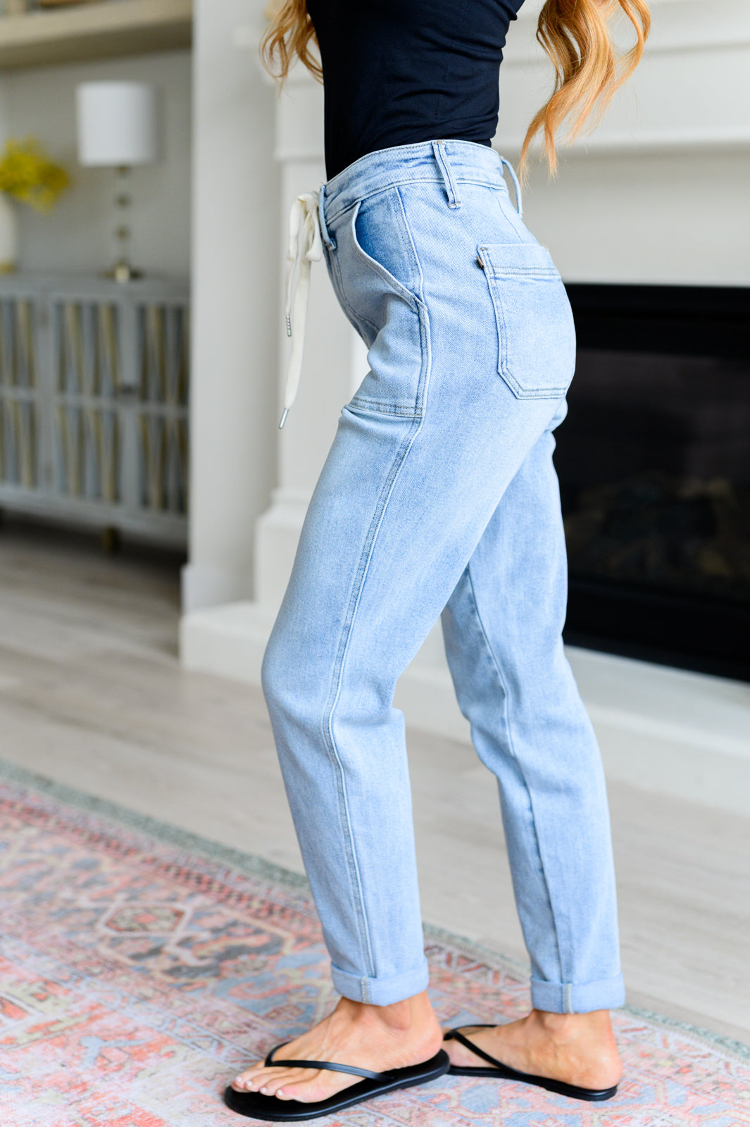 Cooper High Rise Vintage Denim Jogger-Womens-Ave Shops-Market Street Nest, Fashionable Clothing, Shoes and Home Décor Located in Mabank, TX