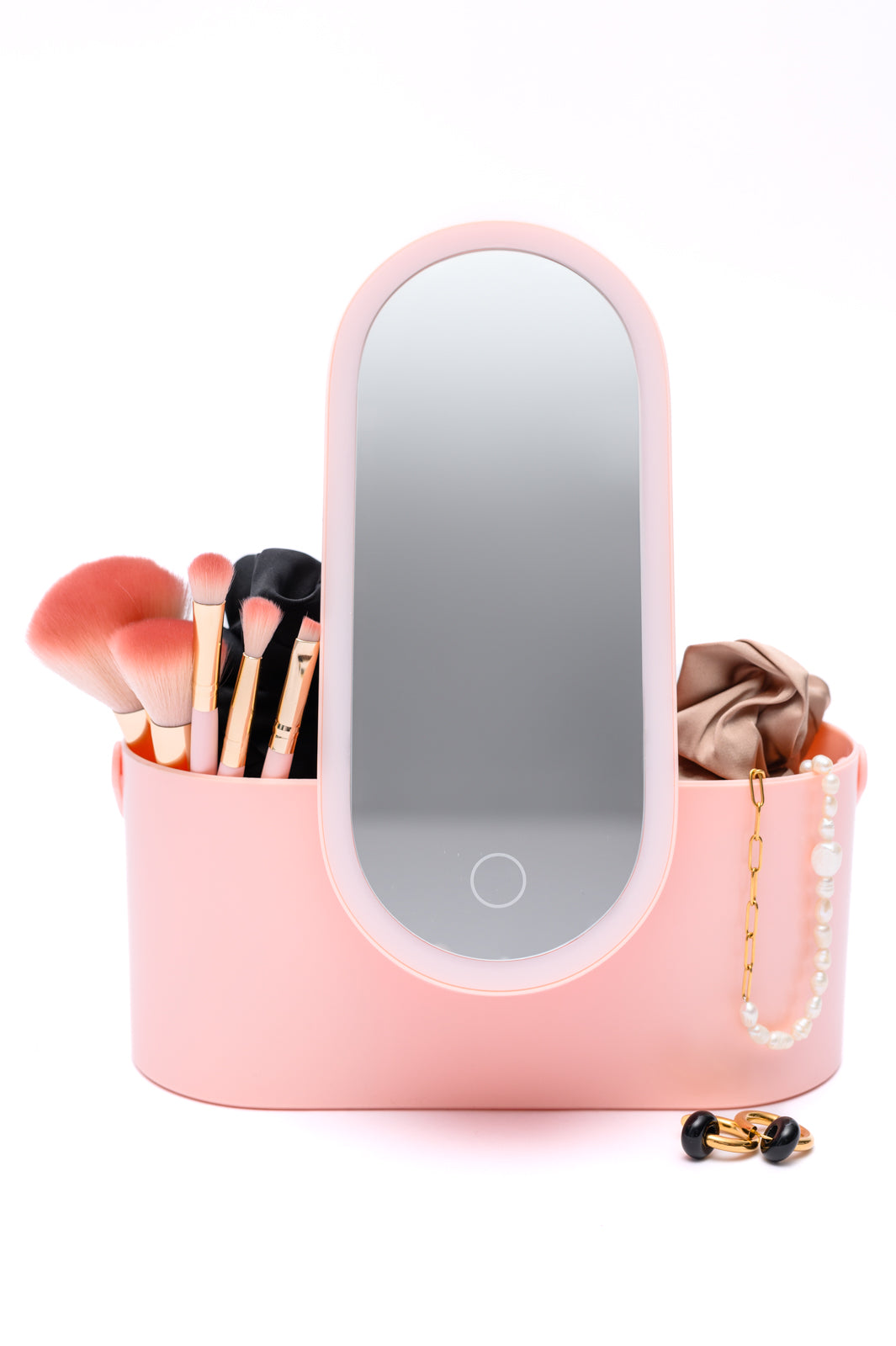 Portable Beauty Storage With LED Mirror-Bath & Beauty-Ave Shops-Market Street Nest, Fashionable Clothing, Shoes and Home Décor Located in Mabank, TX