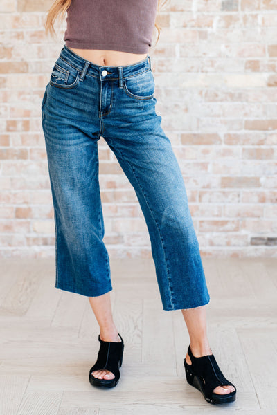 Hayes High Rise Wide Leg Crop Jeans-Denim-Ave Shops-Market Street Nest, Fashionable Clothing, Shoes and Home Décor Located in Mabank, TX