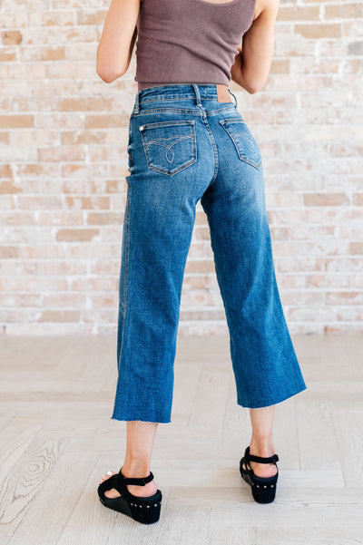 Hayes High Rise Wide Leg Crop Jeans-Denim-Ave Shops-Market Street Nest, Fashionable Clothing, Shoes and Home Décor Located in Mabank, TX