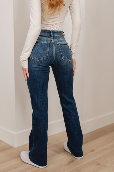 Josephine Mid Rise Raw Hem Bootcut Jeans-Denim-Ave Shops-Market Street Nest, Fashionable Clothing, Shoes and Home Décor Located in Mabank, TX