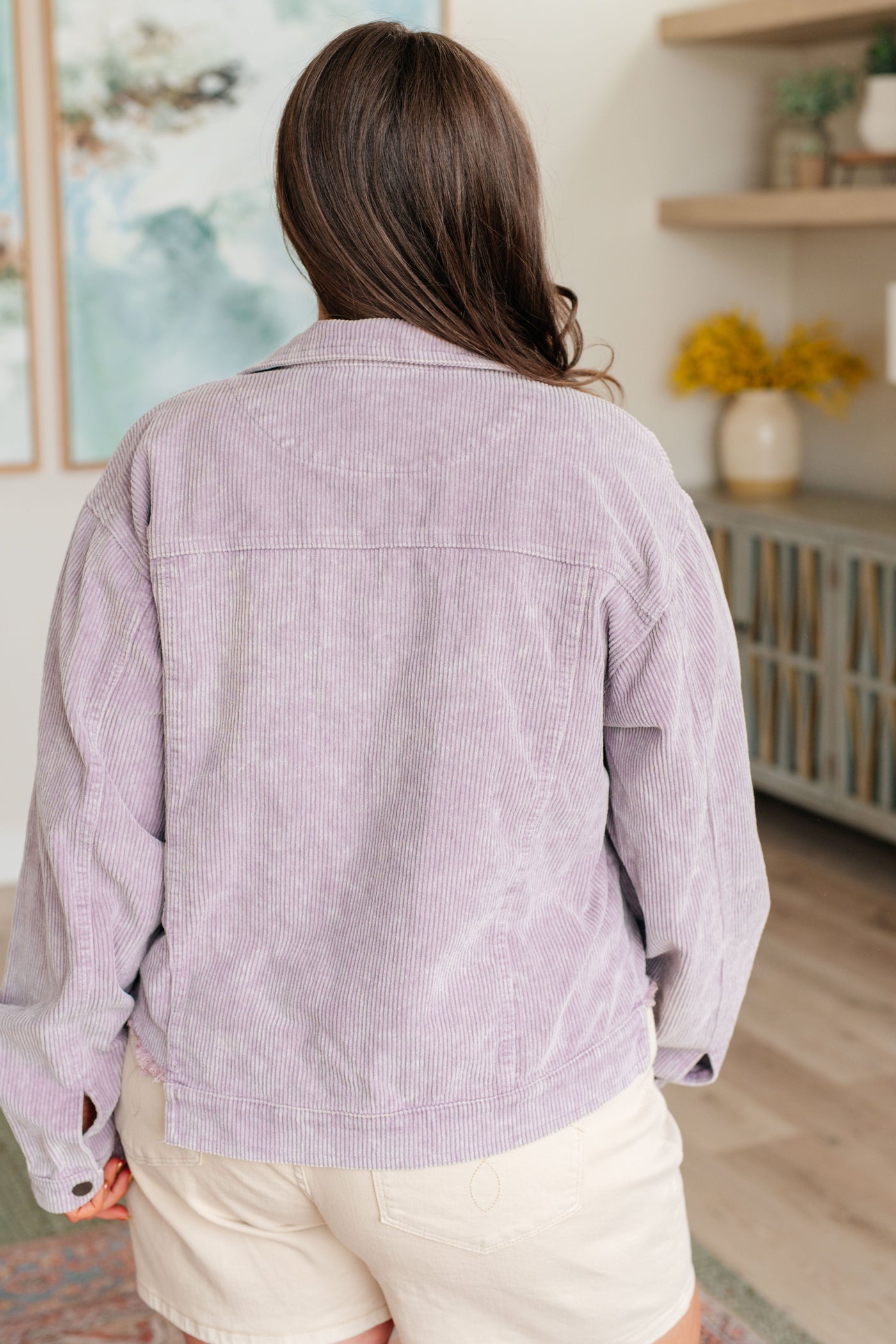 Main Stage Corduroy Jacket in Lavender-Layers-Ave Shops-Market Street Nest, Fashionable Clothing, Shoes and Home Décor Located in Mabank, TX