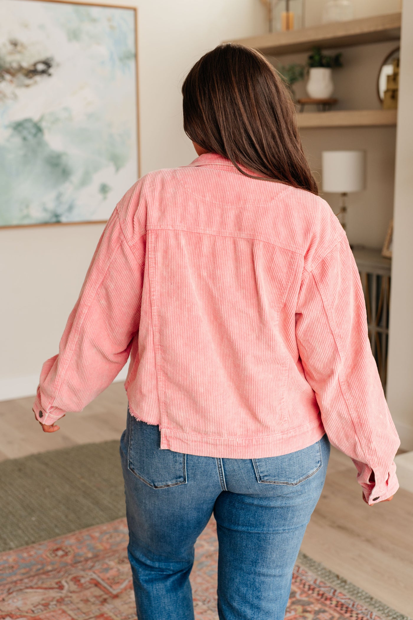 Main Stage Corduroy Jacket in Neon Pink-Layers-Ave Shops-Market Street Nest, Fashionable Clothing, Shoes and Home Décor Located in Mabank, TX