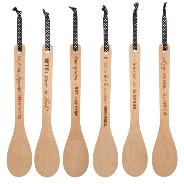 Stir Crazy Wooden Spoons-Kitchen & Food-GANZ-Market Street Nest, Fashionable Clothing, Shoes and Home Décor Located in Mabank, TX