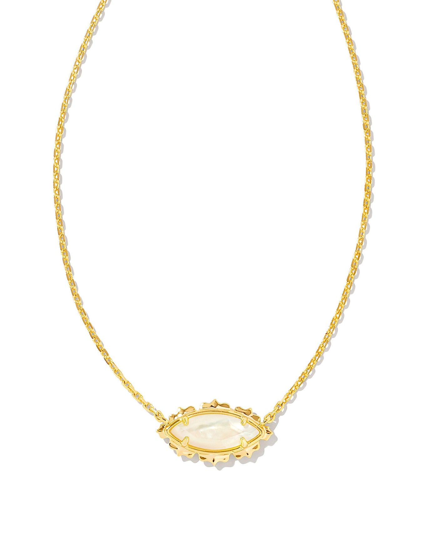 Kendra Scott Genevieve Short Pendant Necklace - Gold-Necklaces-Kendra Scott-Market Street Nest, Fashionable Clothing, Shoes and Home Décor Located in Mabank, TX