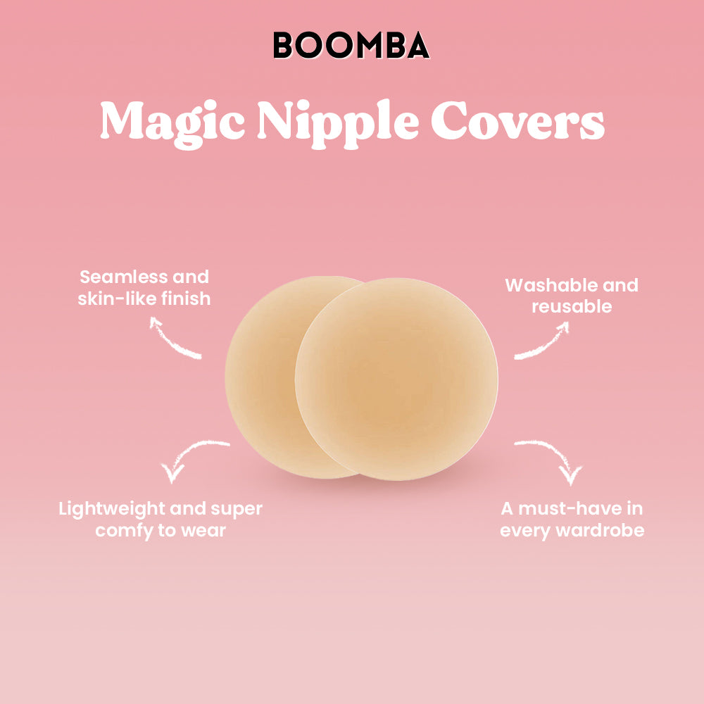 Boomba Magic Nipple Covers (Adhesive) 8cm-330 Lounge-Boomba-Market Street Nest, Fashionable Clothing, Shoes and Home Décor Located in Mabank, TX