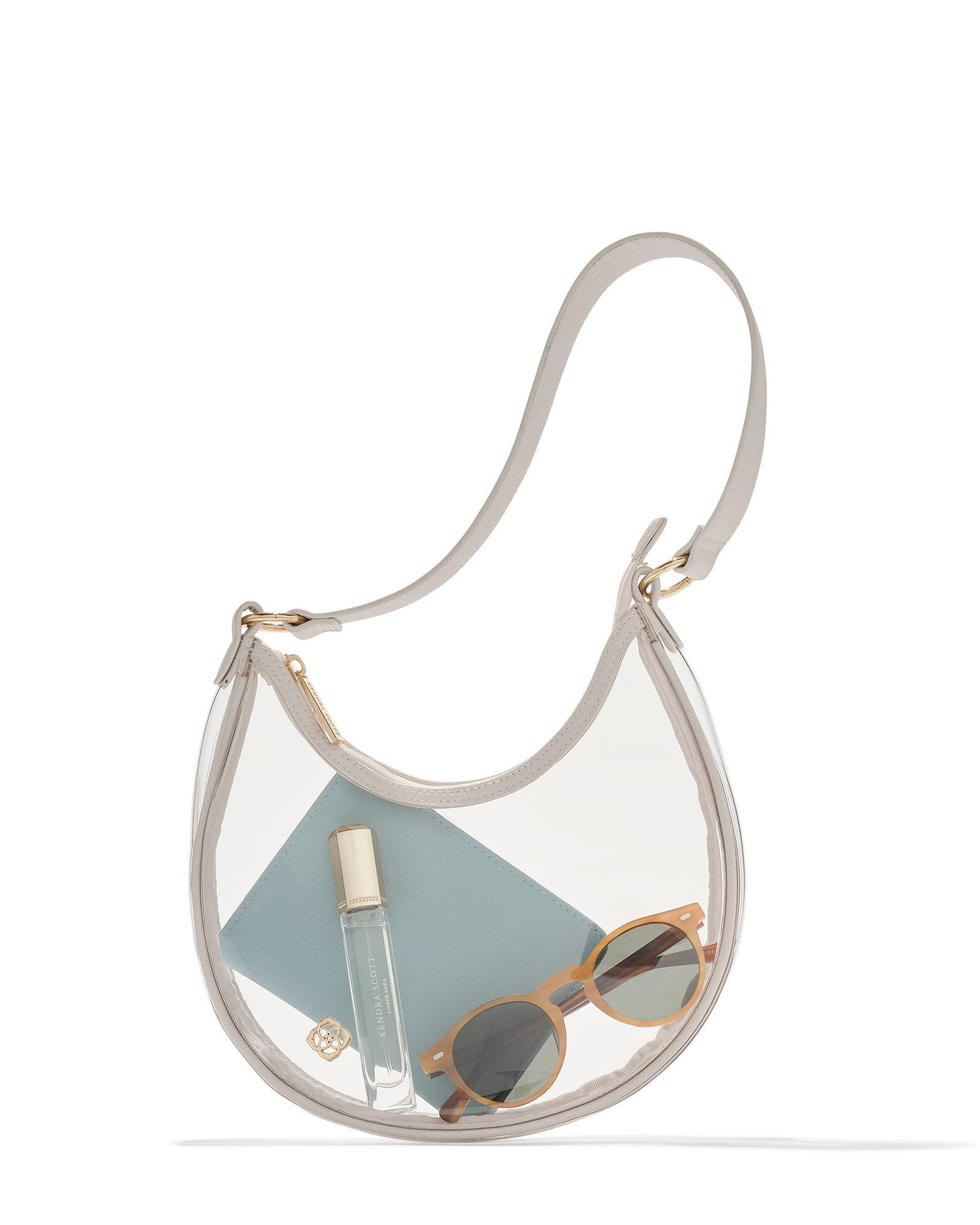 Kendra Scott Clear Shoulder Bag-Handbags-Kendra Scott-Market Street Nest, Fashionable Clothing, Shoes and Home Décor Located in Mabank, TX