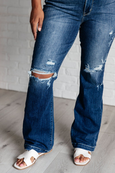 Mila Mid Rise Distressed Bootcut Jeans-Womens-Ave Shops-Market Street Nest, Fashionable Clothing, Shoes and Home Décor Located in Mabank, TX