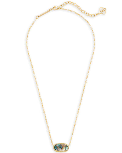 Kendra Scott Elisa Gold Pendant Necklace in Gold Abalone Shell-Necklaces-Kendra Scott-Market Street Nest, Fashionable Clothing, Shoes and Home Décor Located in Mabank, TX