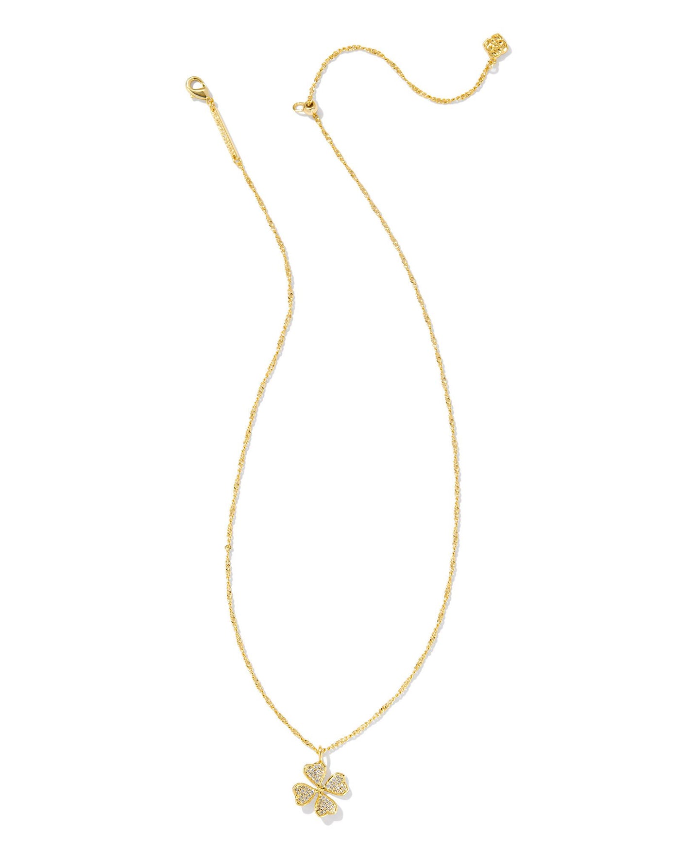 Kendra Scott Clover Crystal Shor Pendant Necklace-Necklaces-Kendra Scott-Market Street Nest, Fashionable Clothing, Shoes and Home Décor Located in Mabank, TX