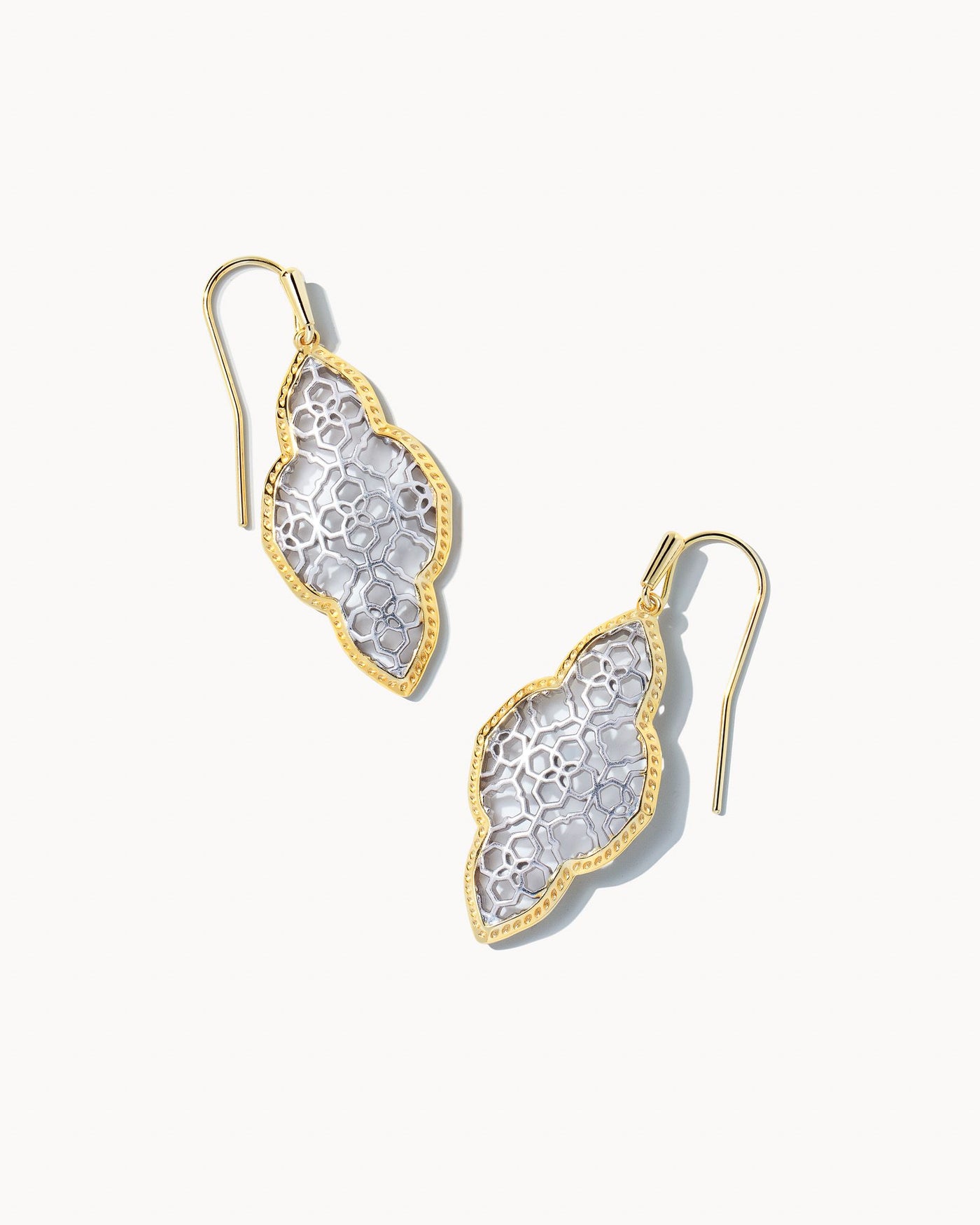 Kendra Scott Abbie Drop Earrings Gold - Silver Mix-Earrings-Kendra Scott-Market Street Nest, Fashionable Clothing, Shoes and Home Décor Located in Mabank, TX