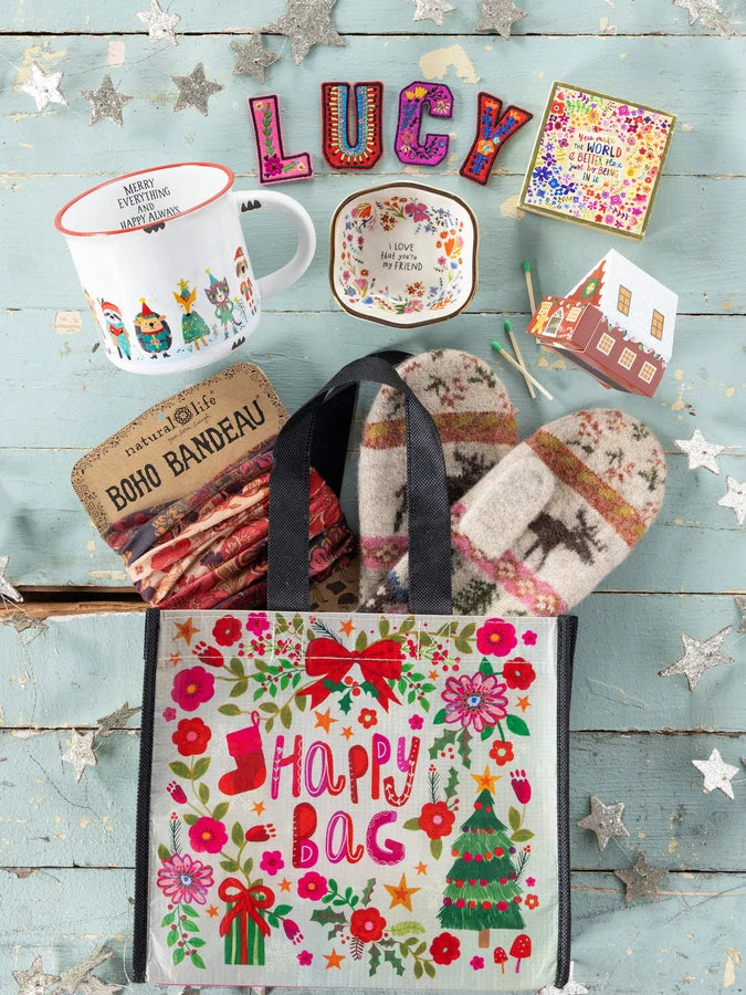 Natural Life Christmas Happy Bags-03-Home &amp; Gift-Natural Life-Market Street Nest, Fashionable Clothing, Shoes and Home Décor Located in Mabank, TX