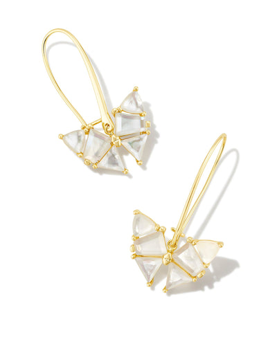 Kendra Scott Blair Butterfly Drop Earring - Gold (two stone choices)-Earrings-Kendra Scott-Market Street Nest, Fashionable Clothing, Shoes and Home Décor Located in Mabank, TX