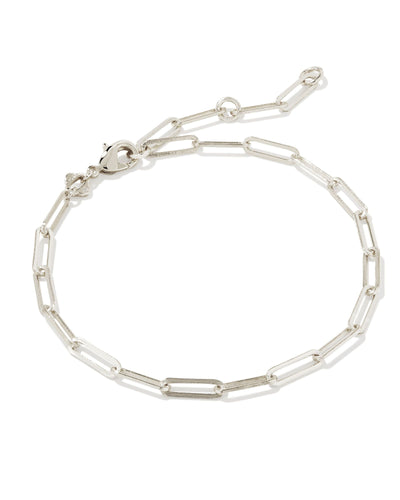Kendra Scott Courtney Paperclip Bracelet in Silver-Bracelets-Kendra Scott-Market Street Nest, Fashionable Clothing, Shoes and Home Décor Located in Mabank, TX