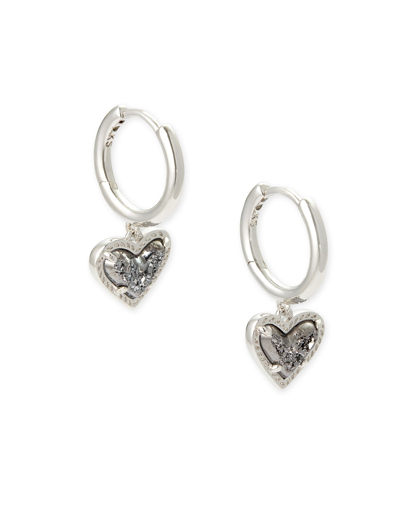 Kendra Scott Ari Heart Huggie Earrings-Earrings-Kendra Scott-Market Street Nest, Fashionable Clothing, Shoes and Home Décor Located in Mabank, TX