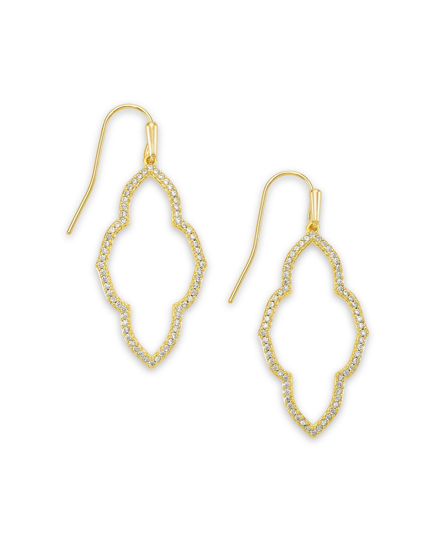 Kendra Scott Abbie Small Open Frame Earrings Gold Metal-Earrings-Kendra Scott-Market Street Nest, Fashionable Clothing, Shoes and Home Décor Located in Mabank, TX