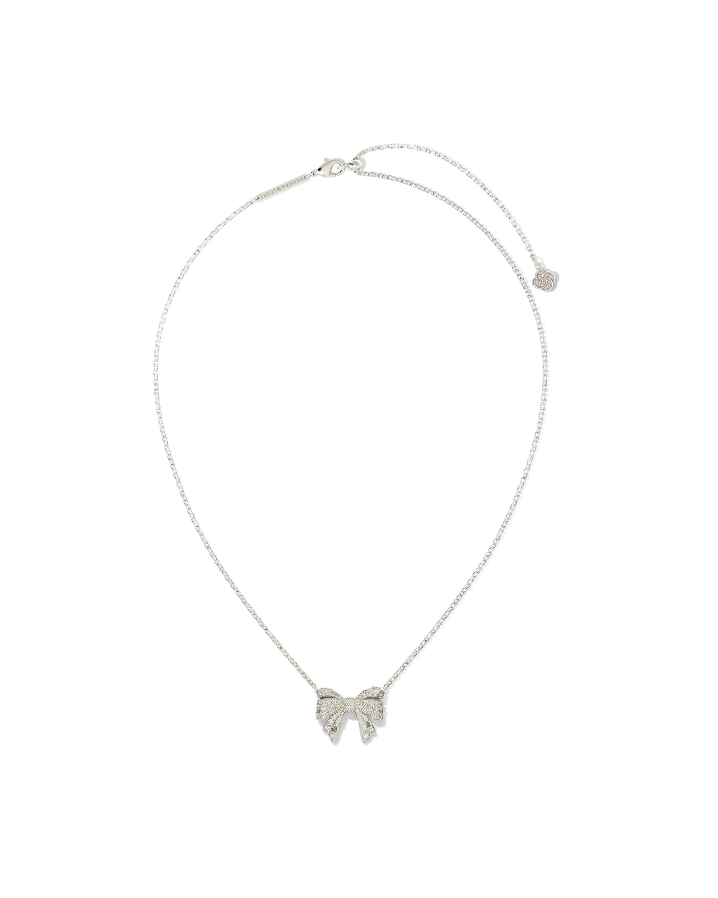 Kendra Scott Krista Bow Short Pendant Necklace-Necklaces-Kendra Scott-Market Street Nest, Fashionable Clothing, Shoes and Home Décor Located in Mabank, TX