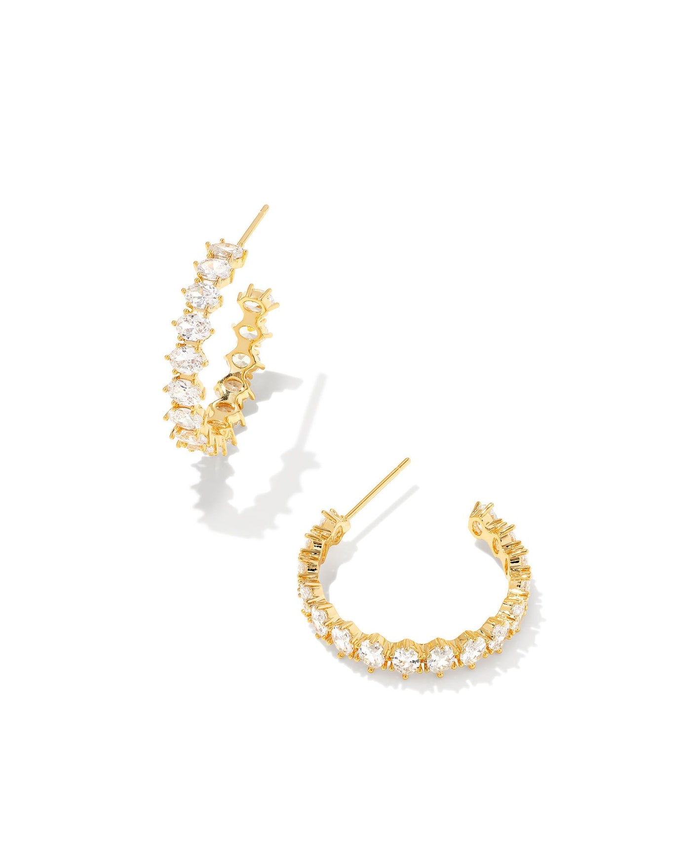 Kendra Scott Cailin Crystal Hoop Earrings-Earrings-Kendra Scott-Market Street Nest, Fashionable Clothing, Shoes and Home Décor Located in Mabank, TX