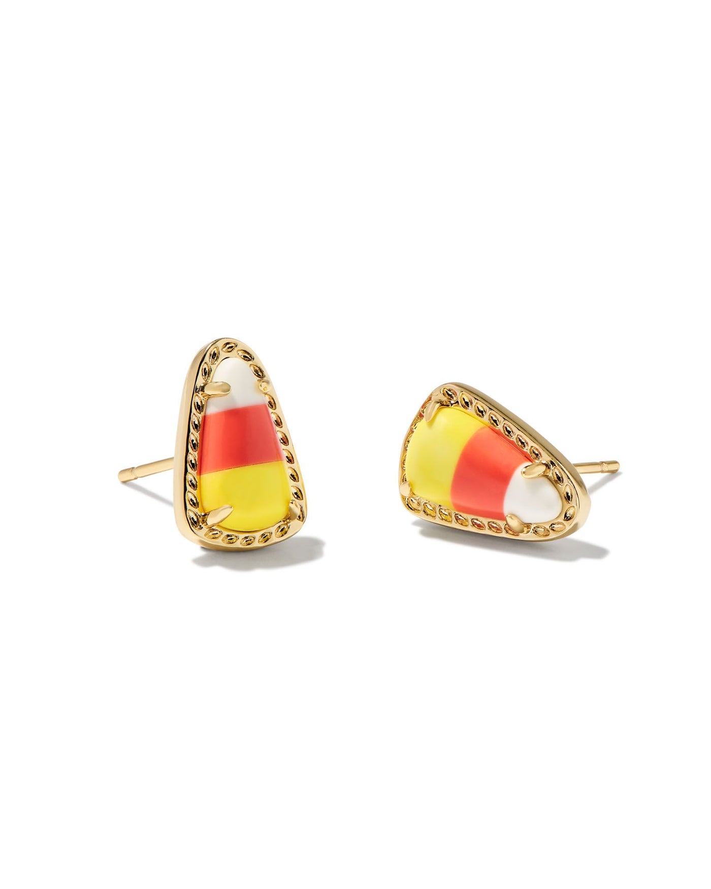 Kendra Scott Candy Corn Gold Stud Earrings-Earrings-Kendra Scott-Market Street Nest, Fashionable Clothing, Shoes and Home Décor Located in Mabank, TX