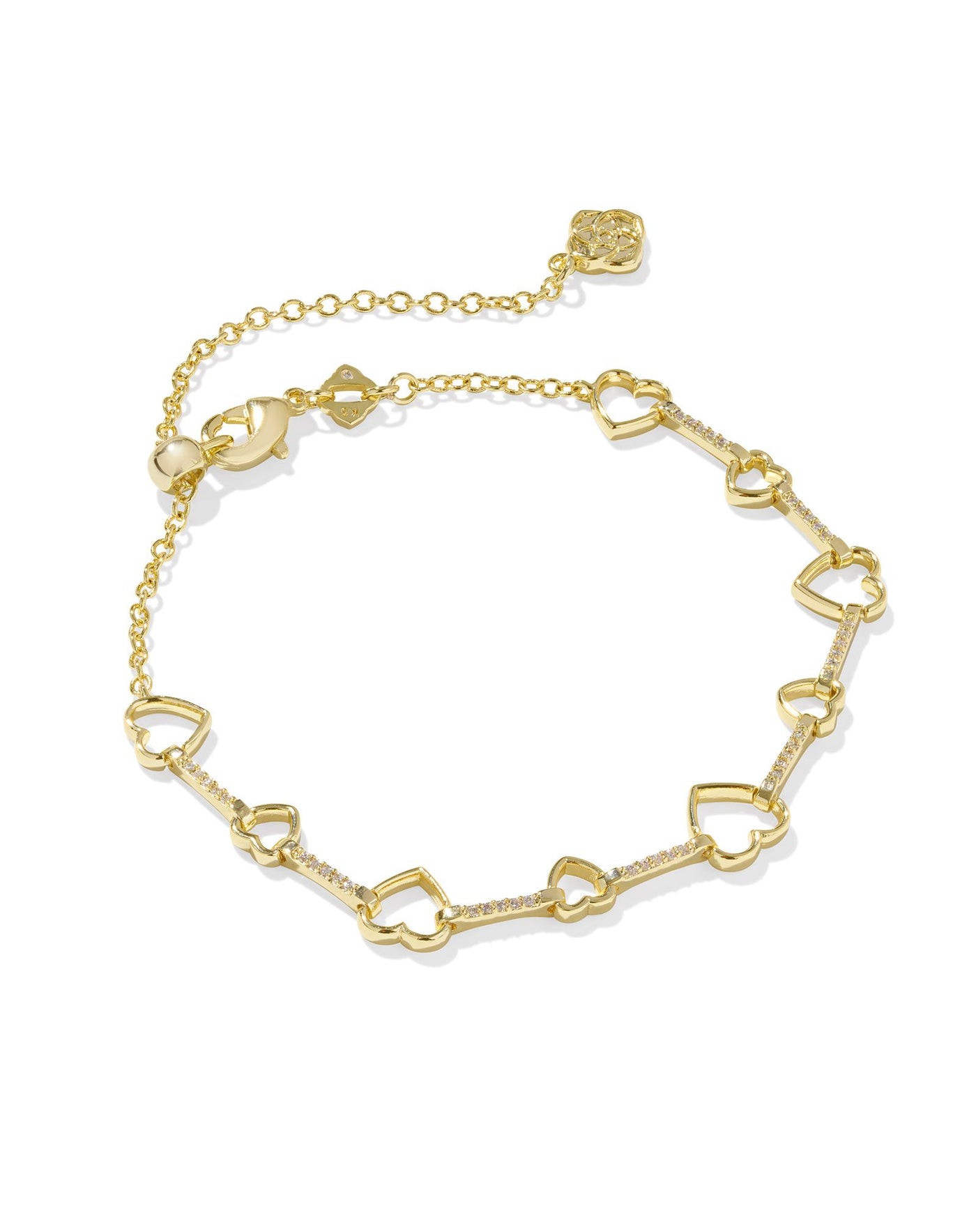 Kendra Scott Haisley Heart Delicate Chain Bracelet-Bracelets-Kendra Scott-Market Street Nest, Fashionable Clothing, Shoes and Home Décor Located in Mabank, TX