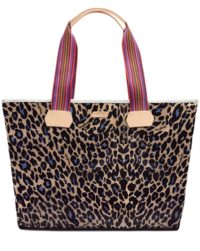 Consuela Zipper Tote - Blue Jag-Accessories-Consuela-Market Street Nest, Fashionable Clothing, Shoes and Home Décor Located in Mabank, TX