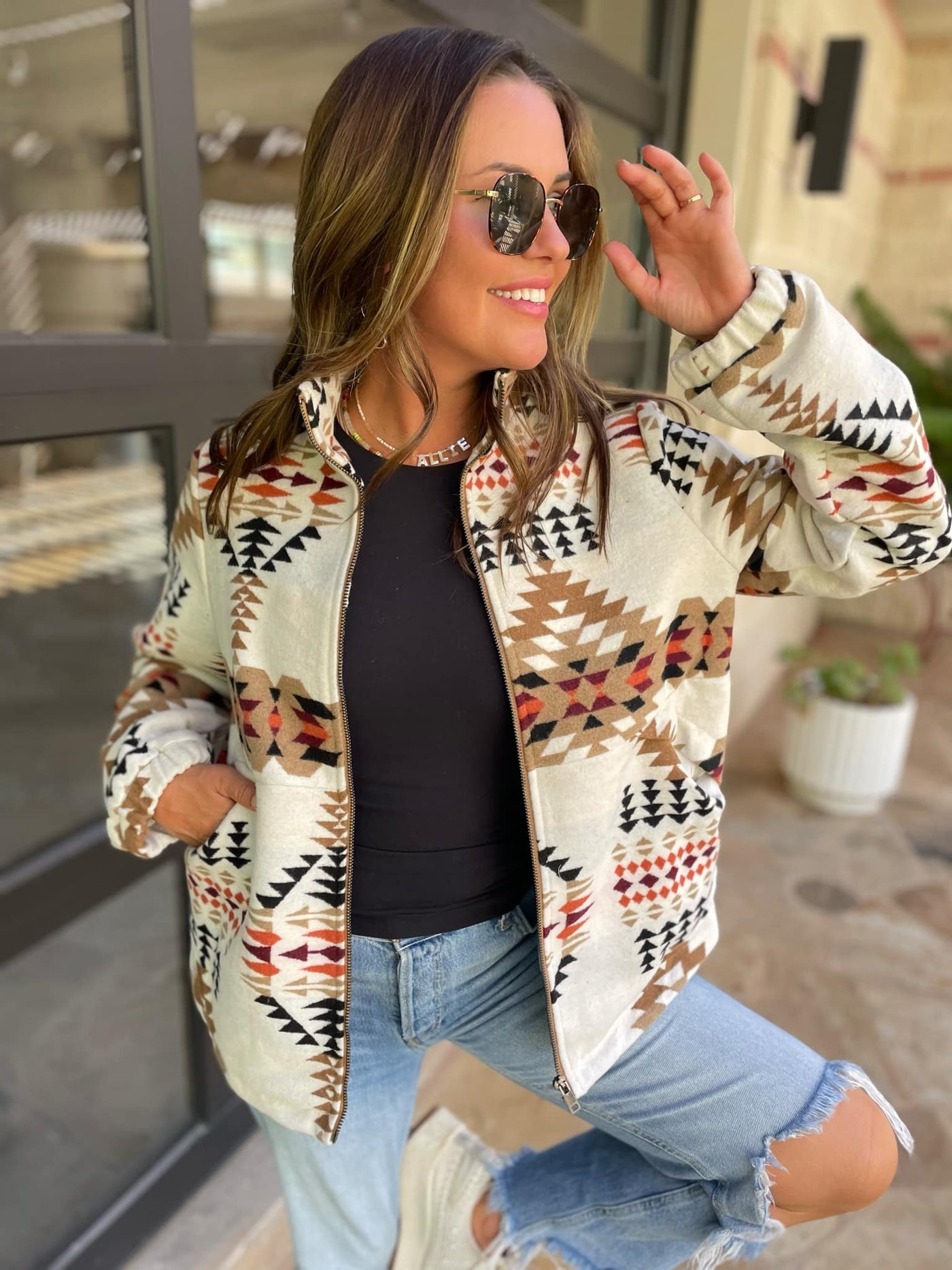 PREORDER: Santa Fe Jacket-Womens-Ave Shops-Market Street Nest, Fashionable Clothing, Shoes and Home Décor Located in Mabank, TX