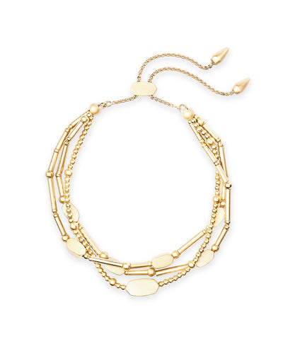 Kendra Scott Chantal Bracelet Gold Metal-Bracelets-Kendra Scott-Market Street Nest, Fashionable Clothing, Shoes and Home Décor Located in Mabank, TX