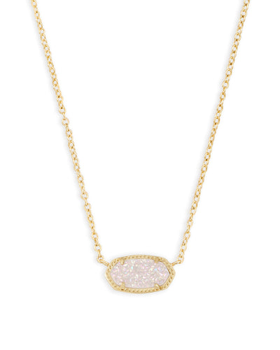 Kendra Scott Elisa Gold Pendant Necklace in Iridescent Drusy-Necklaces-Kendra Scott-Market Street Nest, Fashionable Clothing, Shoes and Home Décor Located in Mabank, TX