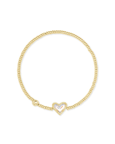 Kendra Scott Ari Heart Stretch Bracelet-Bracelets-Kendra Scott-Market Street Nest, Fashionable Clothing, Shoes and Home Décor Located in Mabank, TX