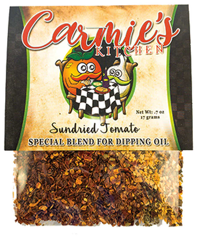 Sundried Tomato Dipping Oil Seasoning-Carmie's Kitchen-Market Street Nest, Fashionable Clothing, Shoes and Home Décor Located in Mabank, TX