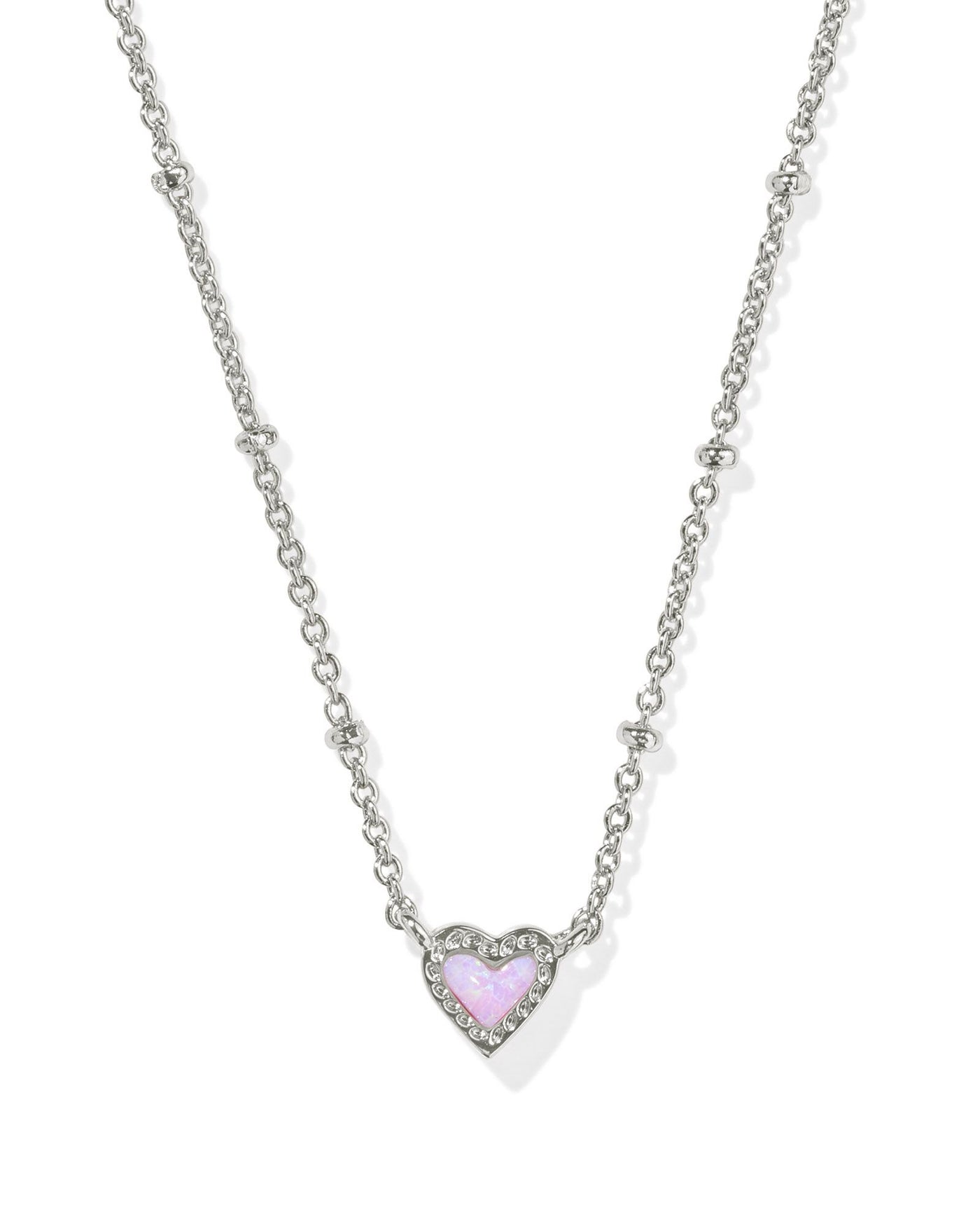 Kendra Scott Mini Ari Heart Satellite Short Pendant Necklace-Necklaces-Kendra Scott-Market Street Nest, Fashionable Clothing, Shoes and Home Décor Located in Mabank, TX