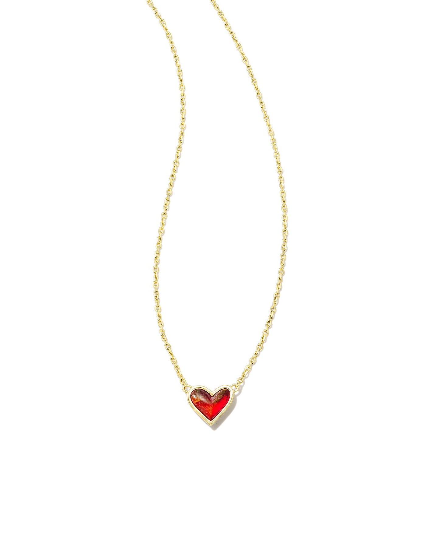 Kendra Scott Framed Ari Heart Short Pendant Necklace-Necklaces-Kendra Scott-Market Street Nest, Fashionable Clothing, Shoes and Home Décor Located in Mabank, TX