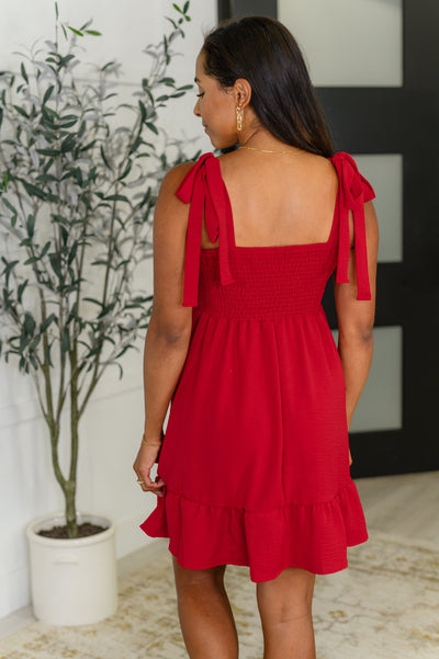 Acting Brand New Contrast Trim Crinkle Woven Dress-Womens-Ave Shops-Market Street Nest, Fashionable Clothing, Shoes and Home Décor Located in Mabank, TX