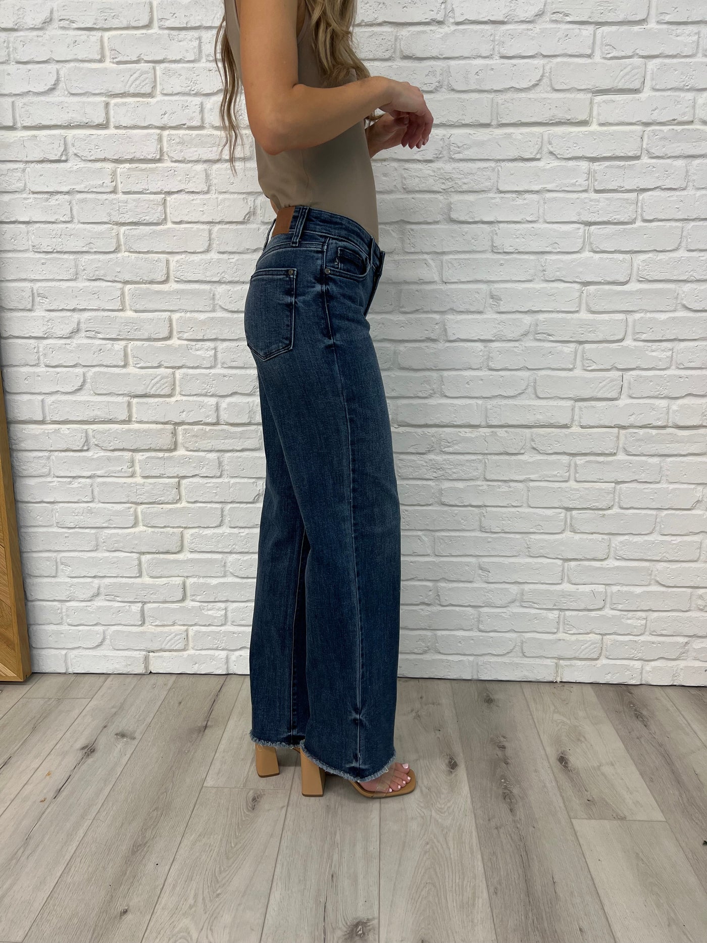Addie Mid Rise Vintage Wash Wide Leg Jeans-Womens-Ave Shops-Market Street Nest, Fashionable Clothing, Shoes and Home Décor Located in Mabank, TX
