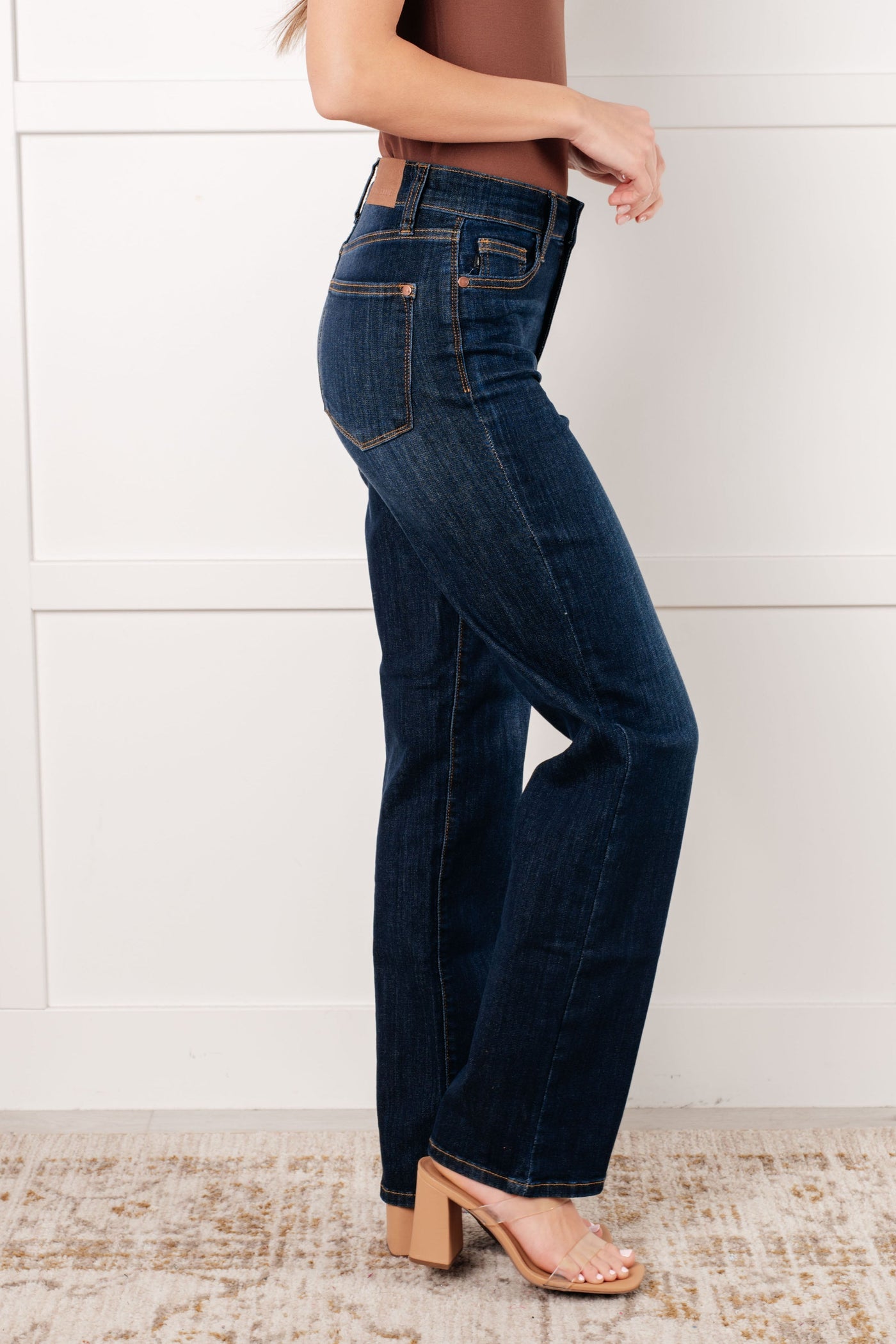 Alaina High Rise Classic Straight Jeans-Denim-Ave Shops-Market Street Nest, Fashionable Clothing, Shoes and Home Décor Located in Mabank, TX