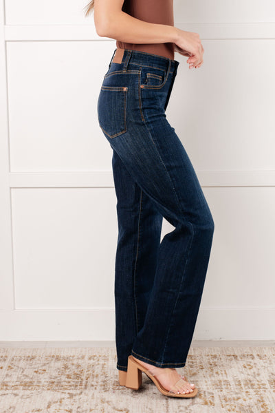 Alaina High Rise Classic Straight Jeans-Denim-Ave Shops-Market Street Nest, Fashionable Clothing, Shoes and Home Décor Located in Mabank, TX