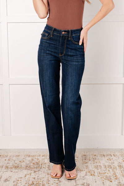 Alaina High Rise Classic Straight Jeans-Denim-Ave Shops-Market Street Nest, Fashionable Clothing, Shoes and Home Décor Located in Mabank, TX