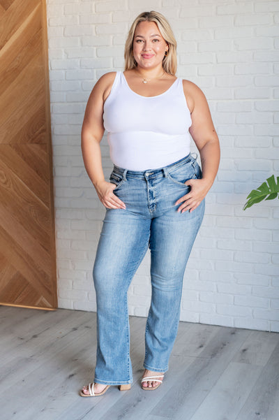 Alana Mid Rise Clean Bootcut Jeans-Womens-Ave Shops-Market Street Nest, Fashionable Clothing, Shoes and Home Décor Located in Mabank, TX