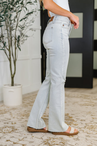 Alyse Mid Rise Destroy & Fray Hem Bootcut-Womens-Ave Shops-Market Street Nest, Fashionable Clothing, Shoes and Home Décor Located in Mabank, TX