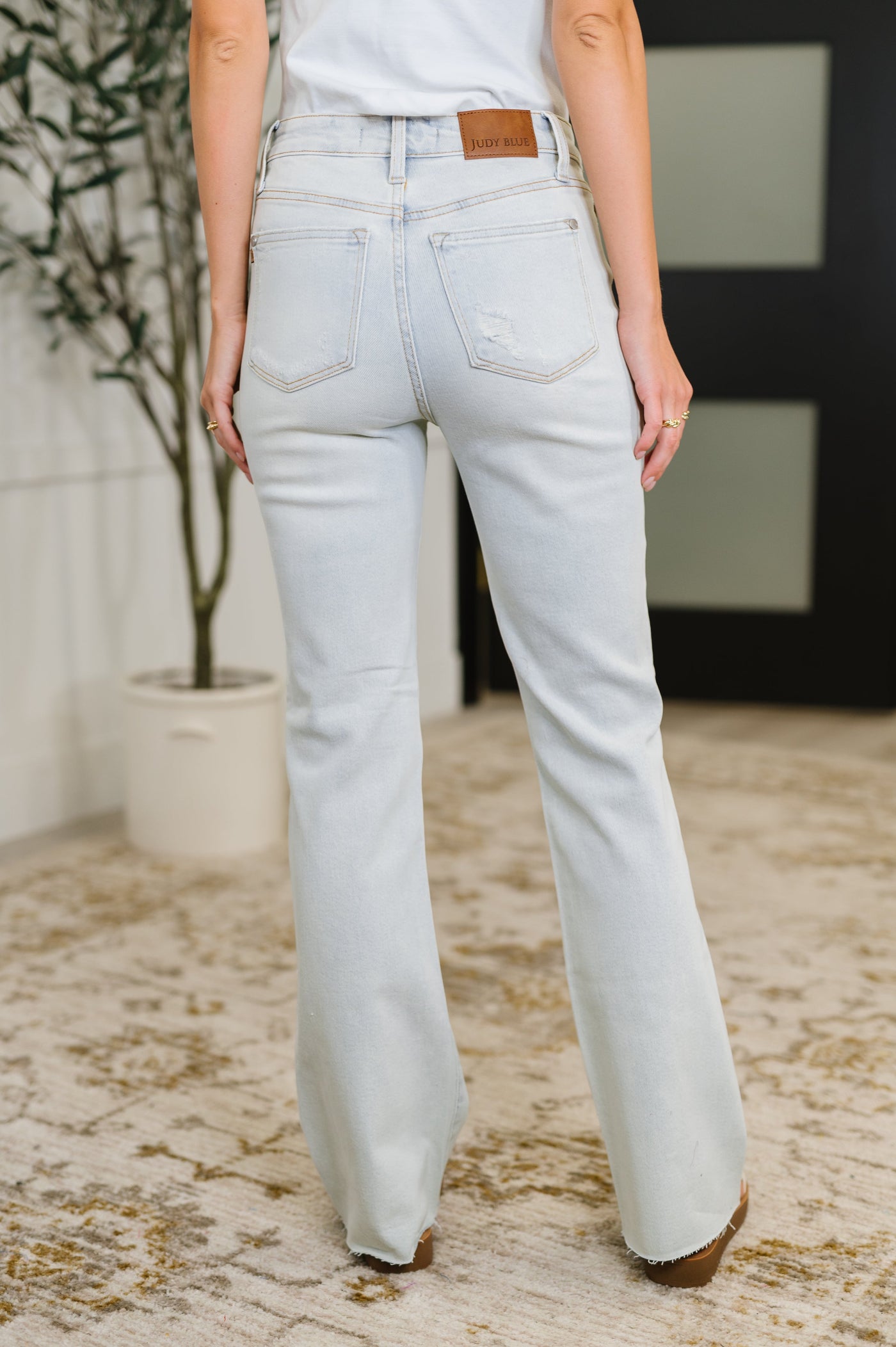 Alyse Mid Rise Destroy & Fray Hem Bootcut-Womens-Ave Shops-Market Street Nest, Fashionable Clothing, Shoes and Home Décor Located in Mabank, TX