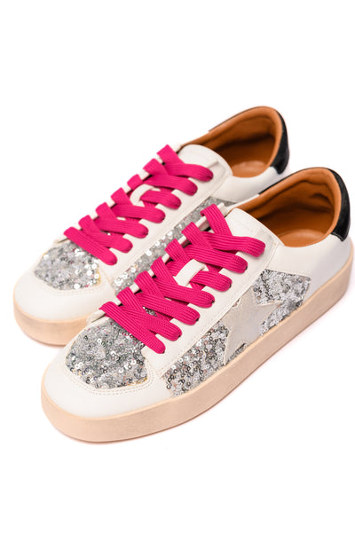 Another Round Sneakers in Silver Sequins-Womens-Ave Shops-Market Street Nest, Fashionable Clothing, Shoes and Home Décor Located in Mabank, TX