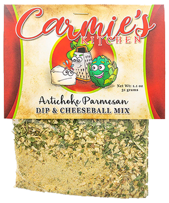 Artichoke Parmesan Dip Mix-Carmie's Kitchen-Market Street Nest, Fashionable Clothing, Shoes and Home Décor Located in Mabank, TX