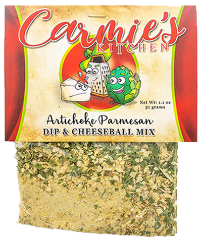 Artichoke Parmesan Dip Mix-Carmie's Kitchen-Market Street Nest, Fashionable Clothing, Shoes and Home Décor Located in Mabank, TX