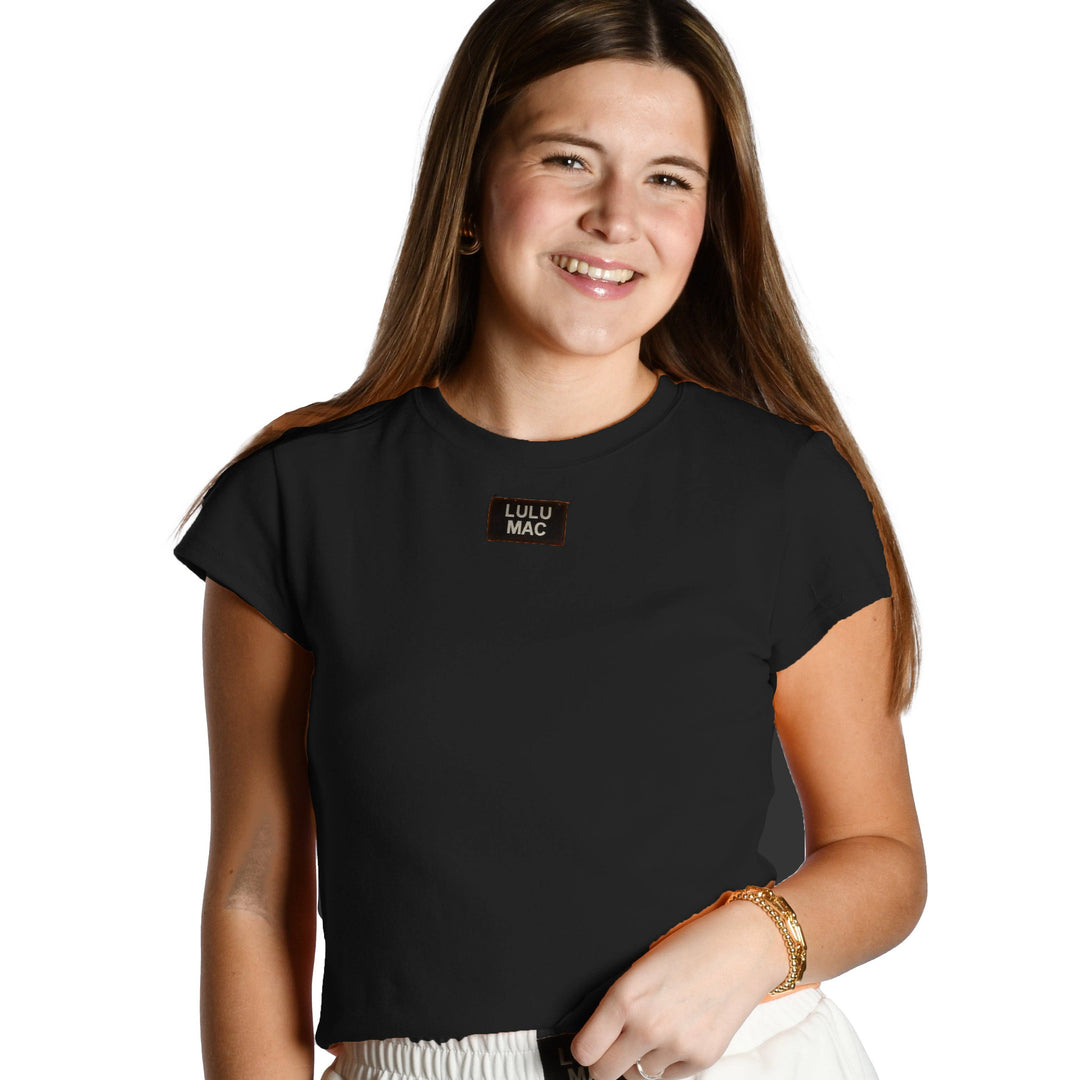 LM-TP1000- BABY DOLL TOP SS-BLACK-Girlie Girl Originals-Market Street Nest, Fashionable Clothing, Shoes and Home Décor Located in Mabank, TX