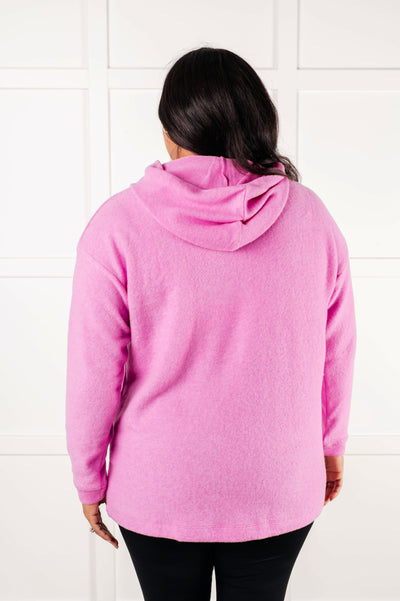 Basically My Favorite Hooded Pullover in Bright Mauve-Tops-Ave Shops-Market Street Nest, Fashionable Clothing, Shoes and Home Décor Located in Mabank, TX