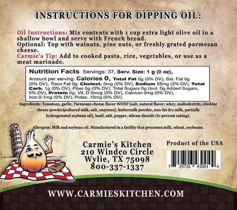 Pesto Dipping Oil Seasoning-Carmie&