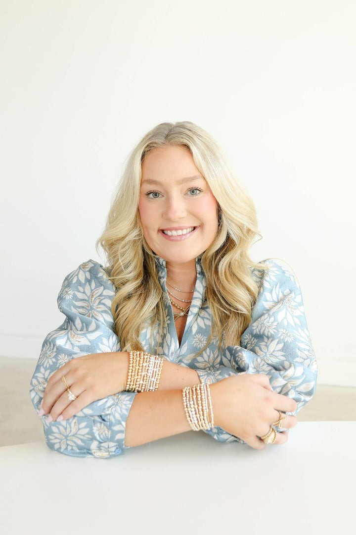 Haven Mixed Metal Fluted Bracelet-Beaded Blondes-Market Street Nest, Fashionable Clothing, Shoes and Home Décor Located in Mabank, TX